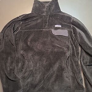 Patagonia Re-Tool Snap-T Fleece Womens Medium Black Pullover EUC
